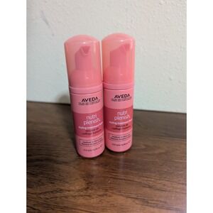 Aveda Nutri-Plenish Styling Treatment Foam 1.5 oz 45ml  set of 2 Lot New Hair